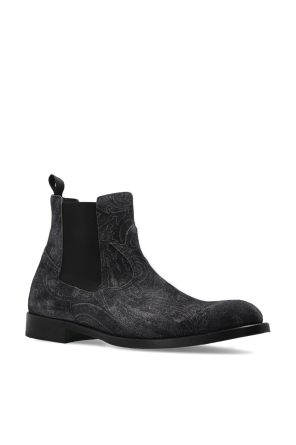 Etro Suede Chelsea boots