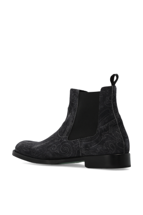 Etro Suede Chelsea boots