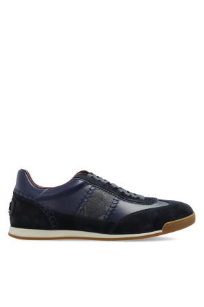 Leather sports shoes