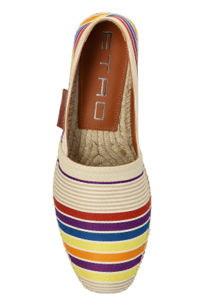 Etro Alpargatas con estampado de rayas