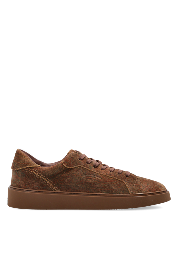 Suede sports shoes od Etro