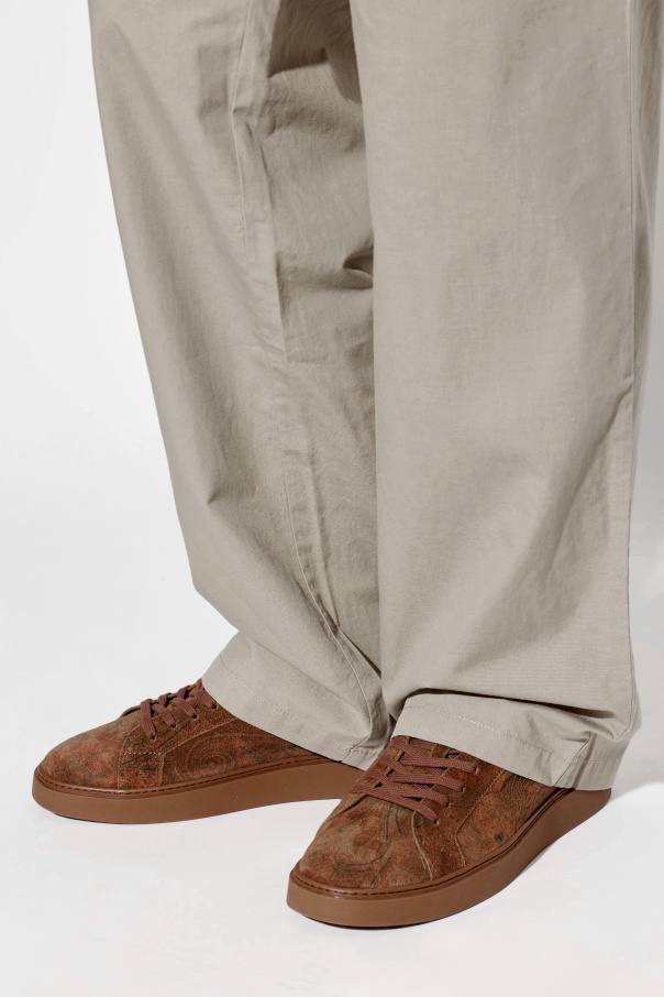Etro Zamszowe buty sportowe