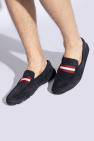 Bally NAVY BLUE ‘Perthy’ moccasins