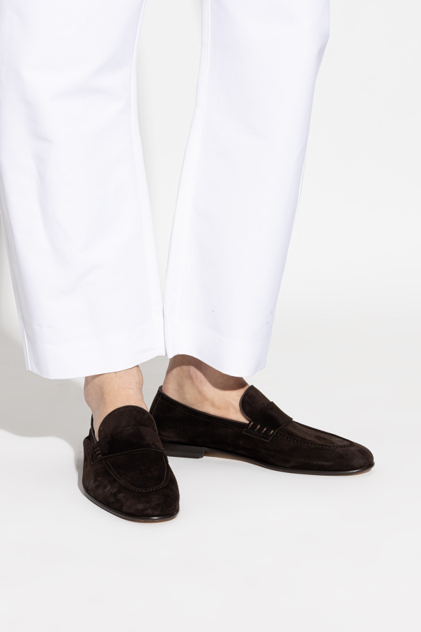 Bally Zamszowe buty ‘Elios’ typu ‘loafers’