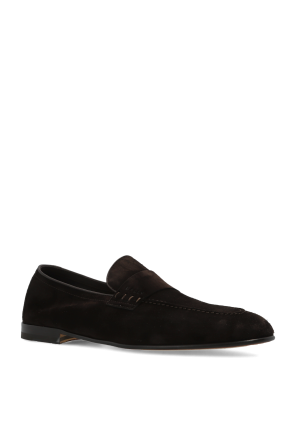Bally Zamszowe buty ‘Elios’ typu ‘loafers’