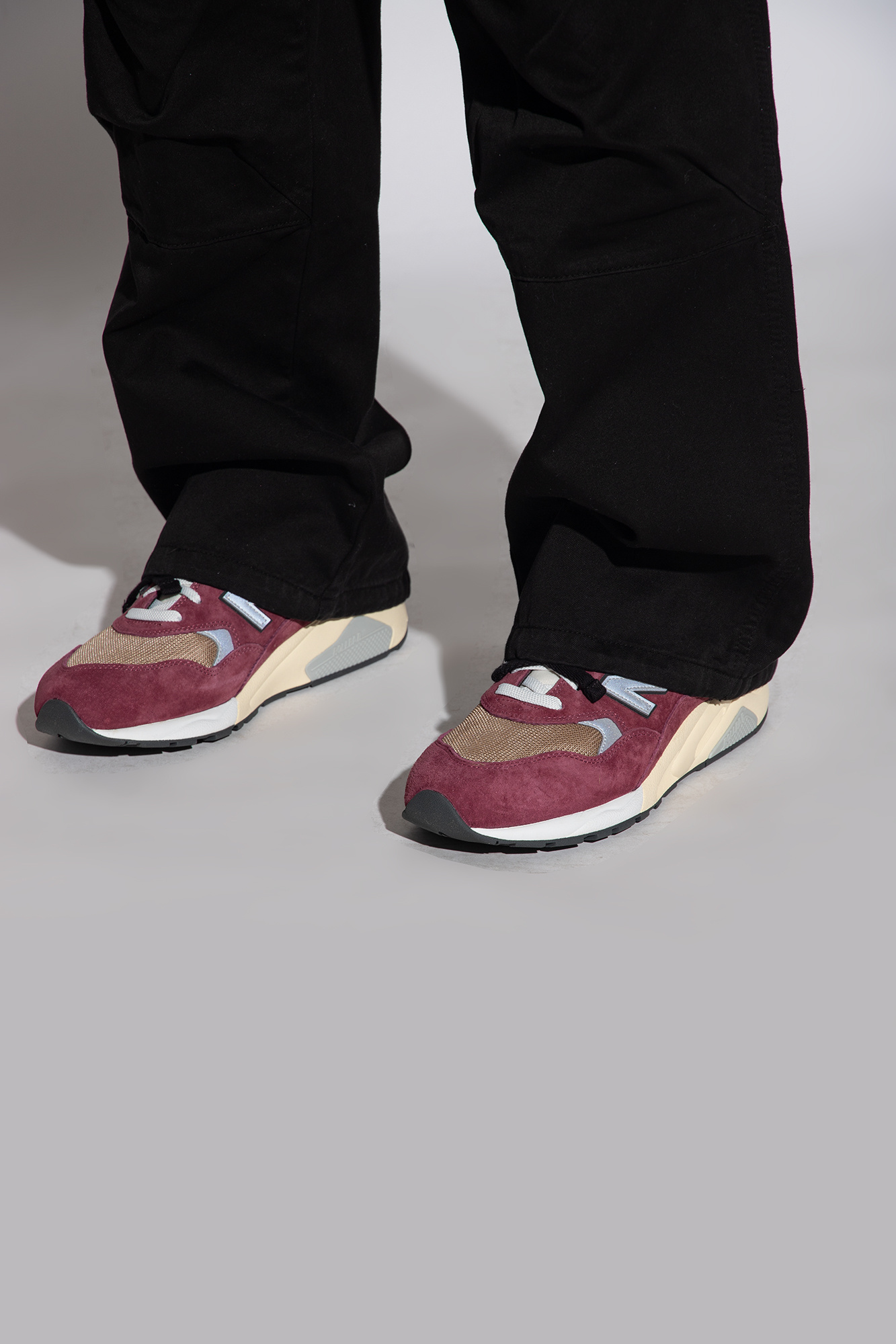 New Balance 827 Black White - Burgundy 