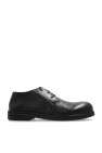 Marsell BLACK Leather shoes 'Zucca Zeppa'