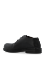 Marsell BLACK Leather shoes 'Zucca Zeppa'