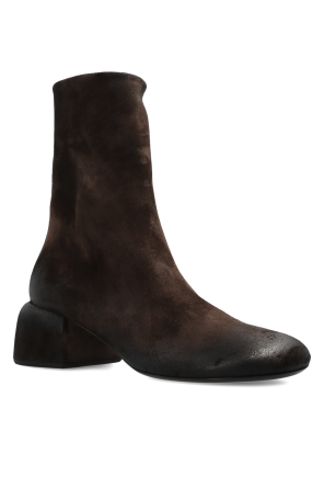Marsell Suede heeled ankle boots "Basata"
