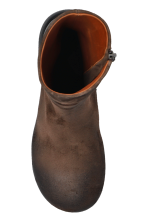 Marsell Suede heeled ankle boots "Basata"