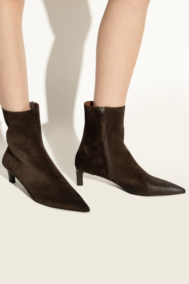 Marsell Suede heeled ankle boots