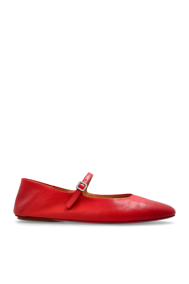 Marsell Leather Ballerinas Strascico