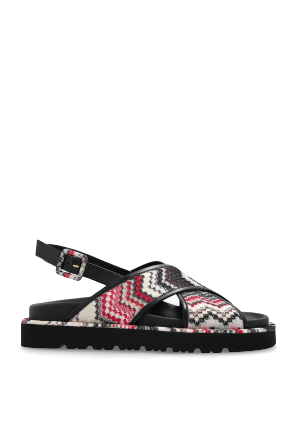 Missoni Gemusterte Sandalen