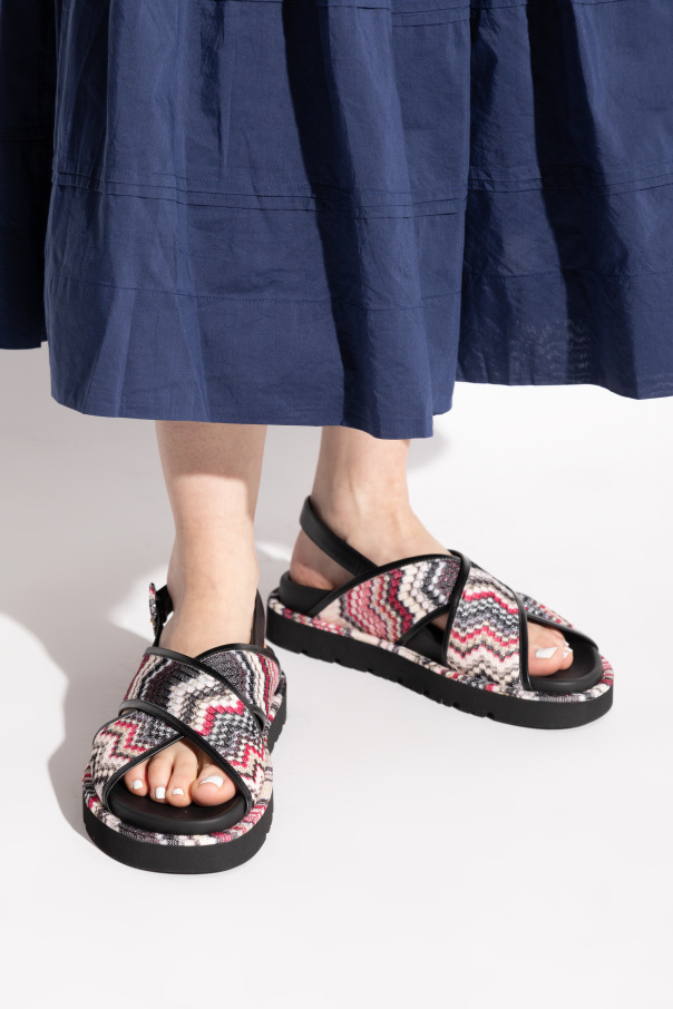 Missoni Gemusterte Sandalen