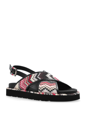 Missoni Gemusterte Sandalen