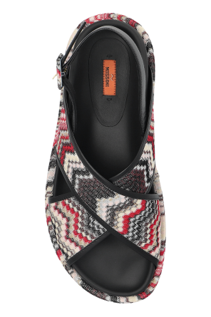 Missoni Gemusterte Sandalen