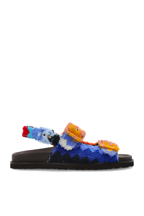 Patterned sandals