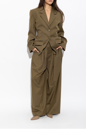 Max Mara Leather heeled shoes
