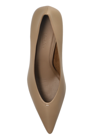 Max Mara Leather heeled shoes