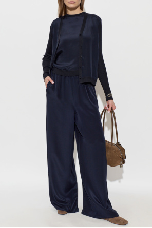 Max Mara Suede slides `Tessile`