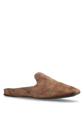Max Mara Suede slides `Tessile`