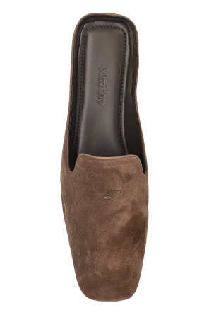 Max Mara Suede slides `Tessile`