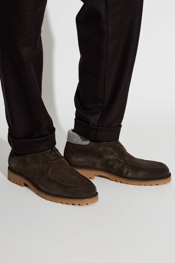 Eleventy Leather ankle boots