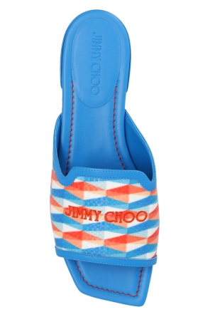 Jimmy Choo Slippers with 'Nako' logo