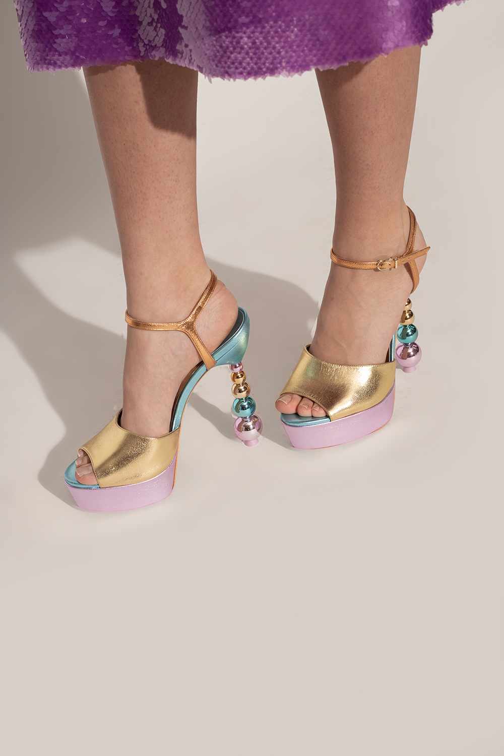 Sophia Webster ‘Natalia’ sandals on decorative heel