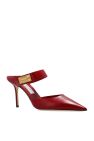 Jimmy Choo RED ‘Nell’ heeled mules