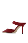 Jimmy Choo RED ‘Nell’ heeled mules