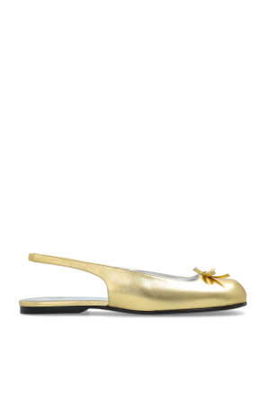 Leather ballet flats