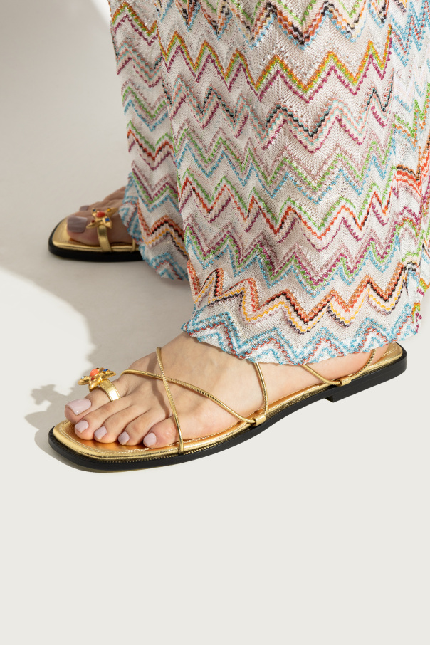 Nodaleto Sandals with decorative application