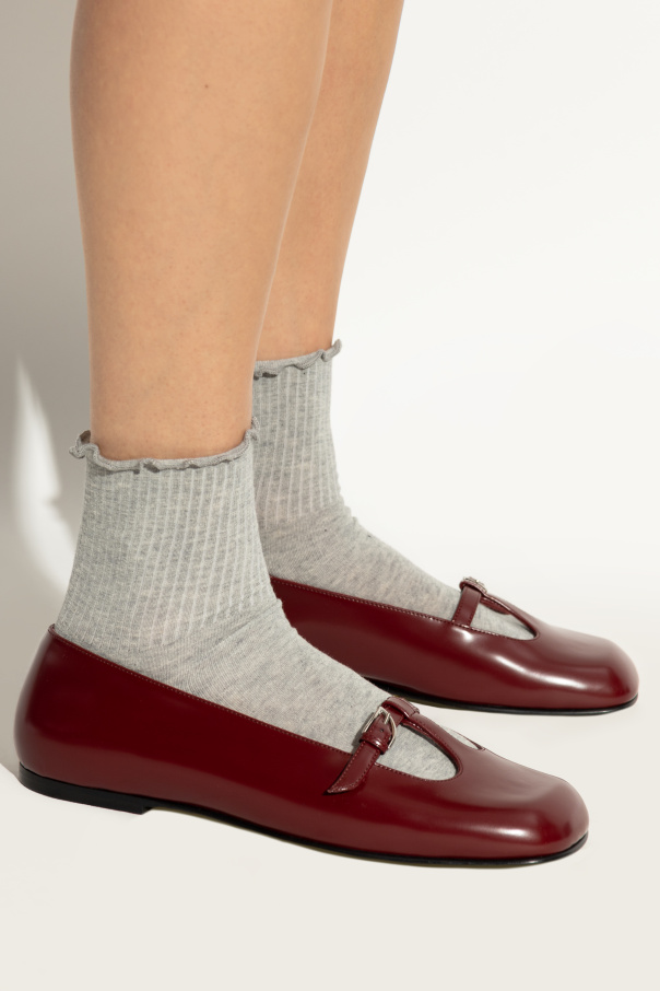 Nodaleto Leather ballet flats