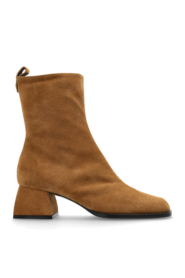 Suede heeled ankle boots od Nodaleto