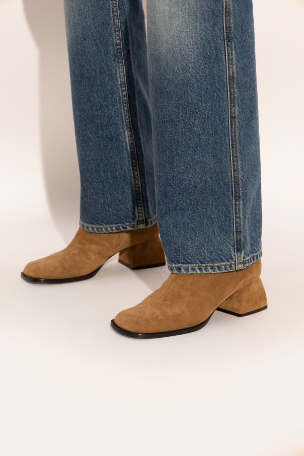 Nodaleto Suede heeled ankle boots