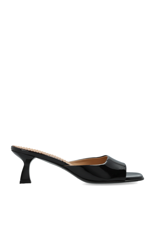 Leather heeled mules od Nodaleto