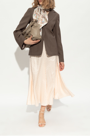 Stuart Weitzman Lackierte Sandalen mit Absatz ‘Nudist’