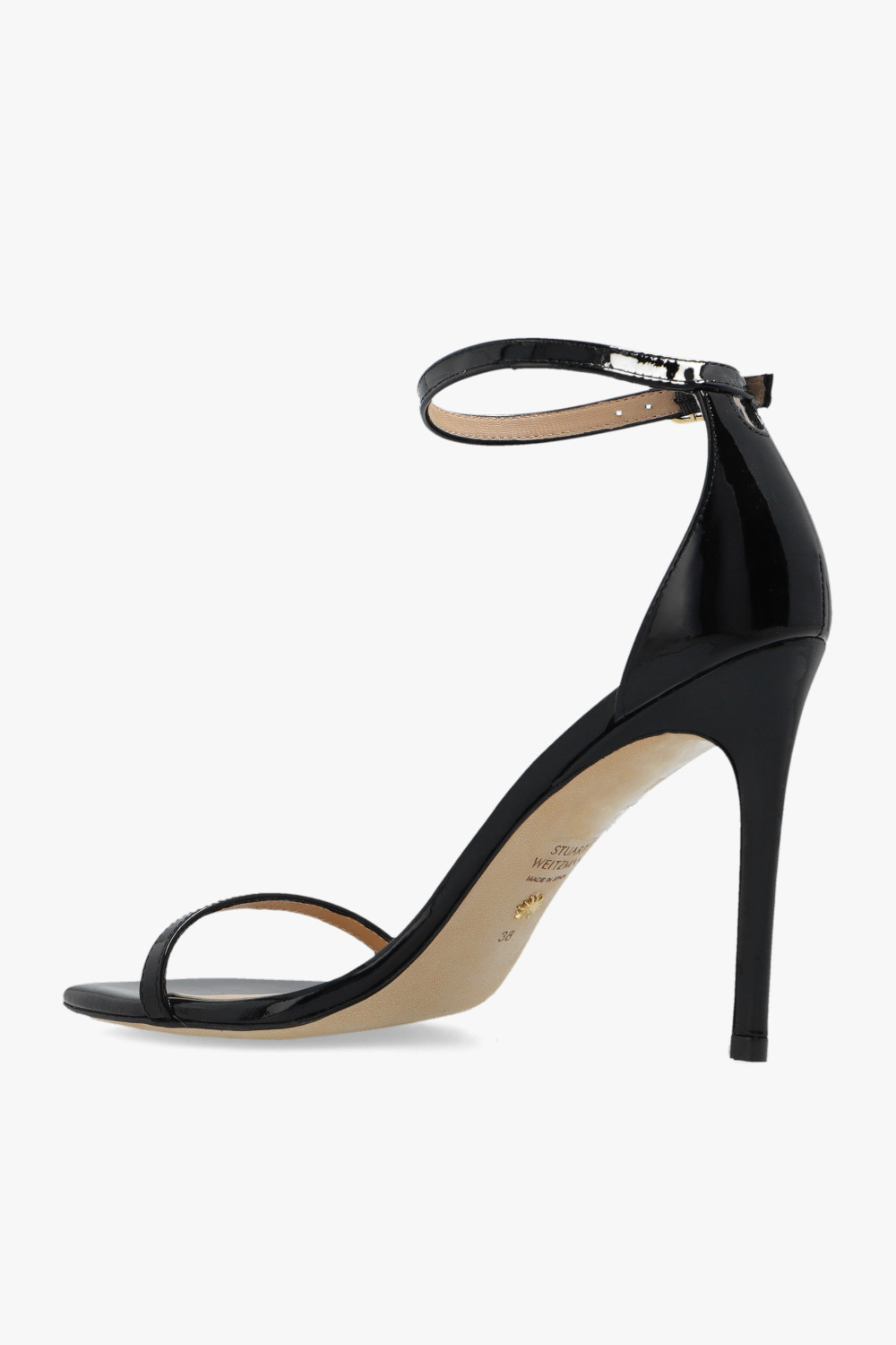 Stuart Weitzman ‘Nudistcurve’ heeled sandals