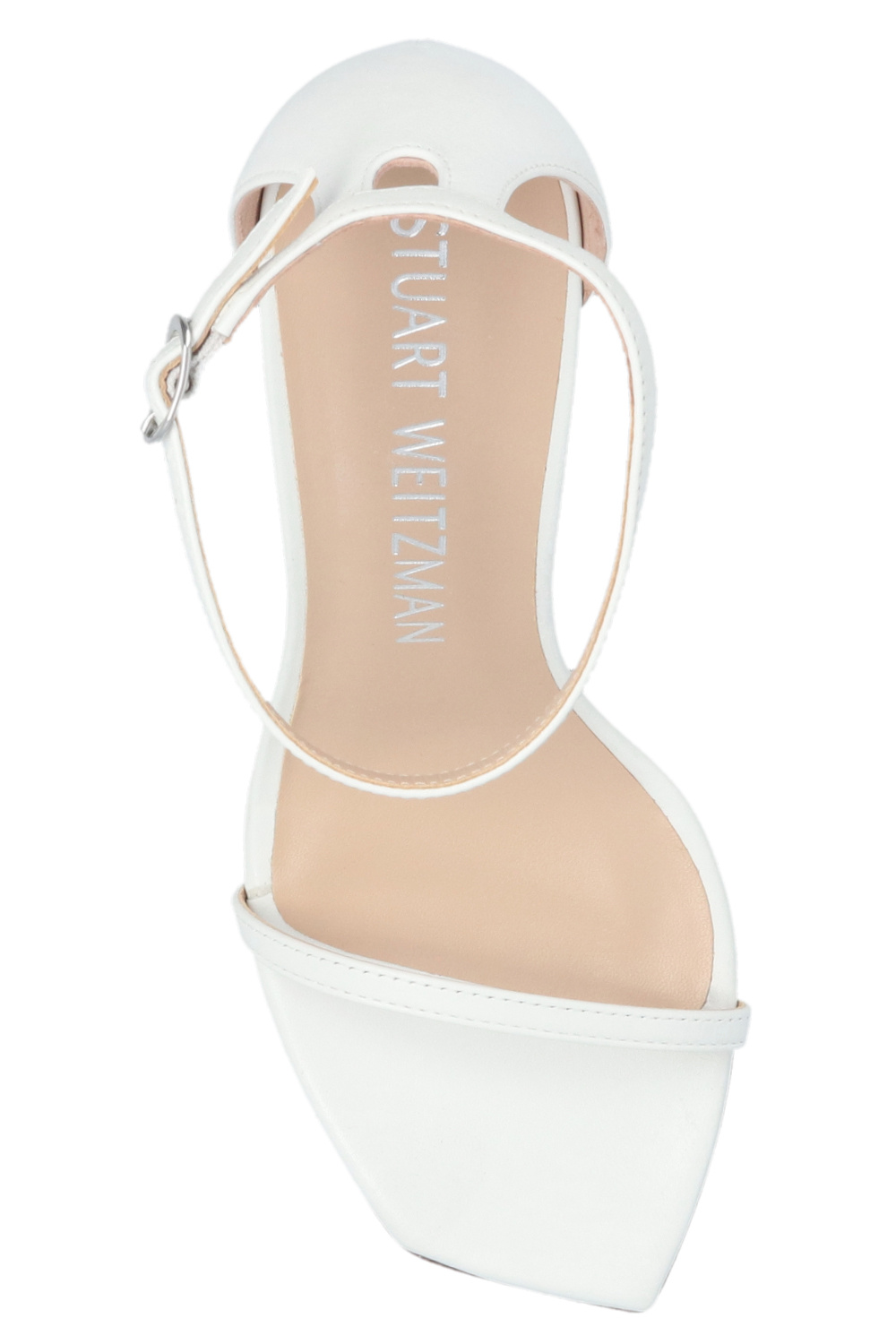 Stuart Weitzman ‘Nudistcurve’ heeled sandals