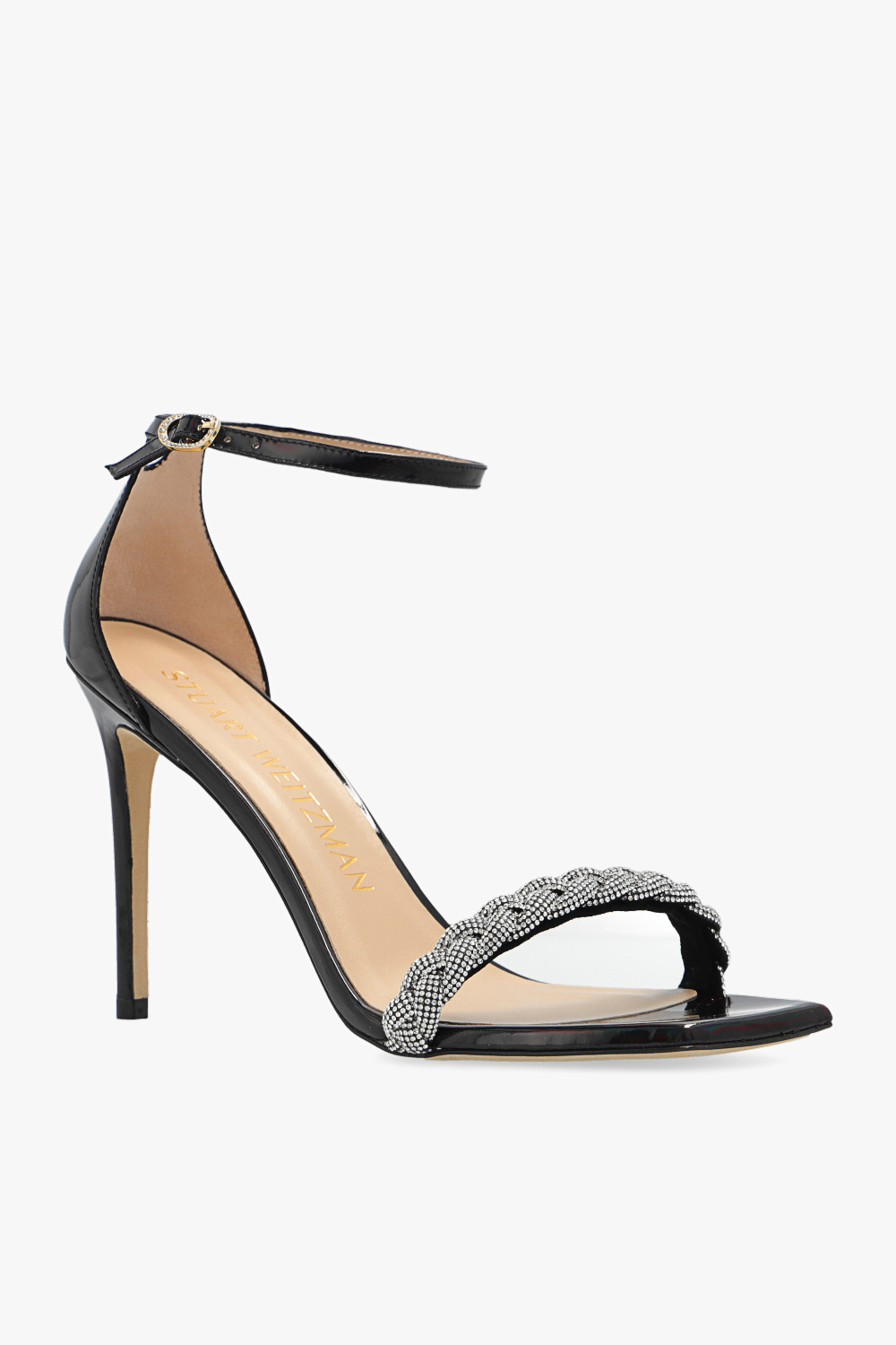 Stuart Weitzman ‘Nudist Curve’ heeled sandals