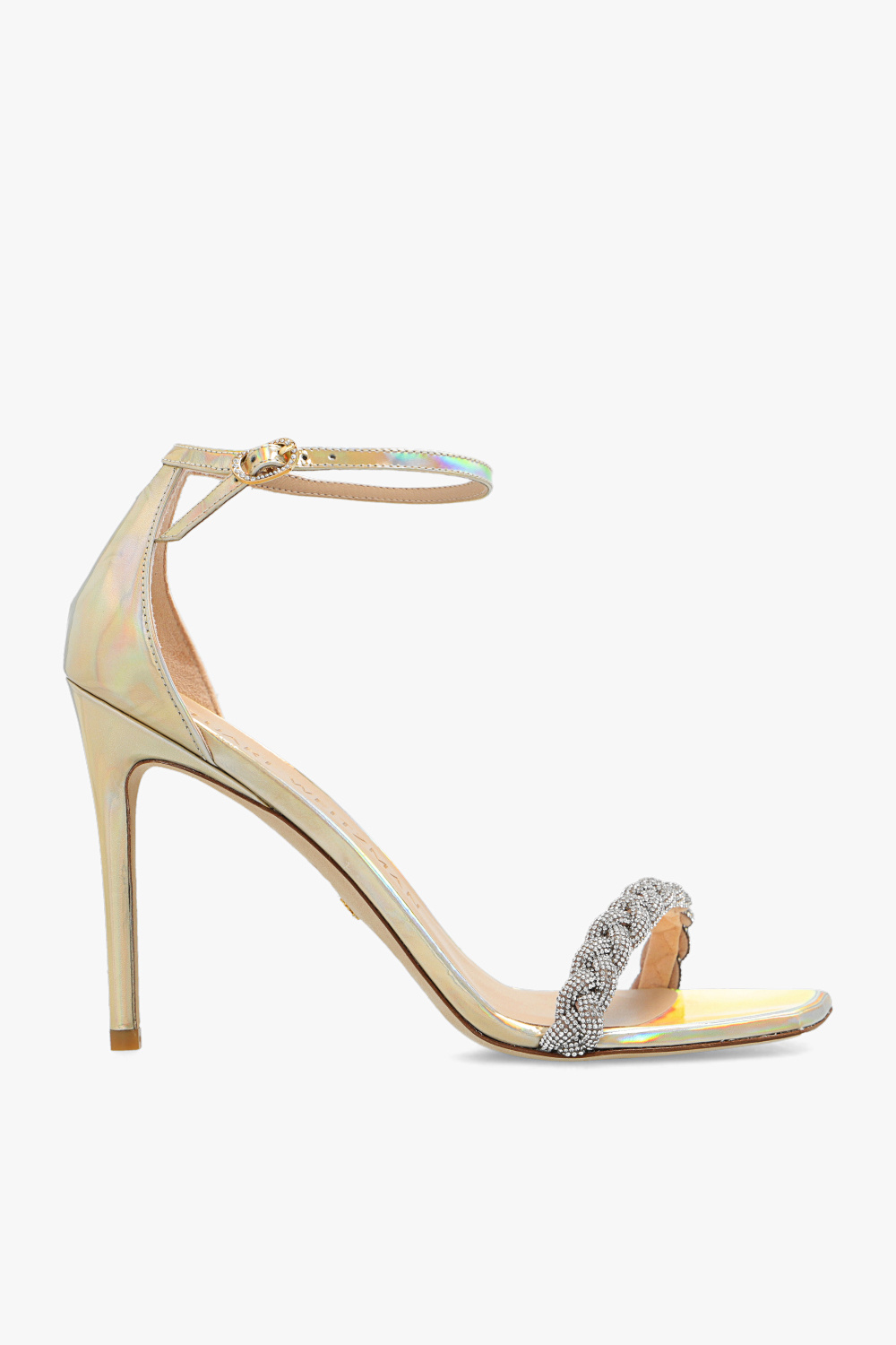 Stuart Weitzman ‘Nudist Curve’ heeled sandals