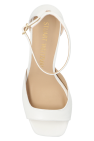 Stuart Weitzman cream ‘Nudistia’ heeled sandals