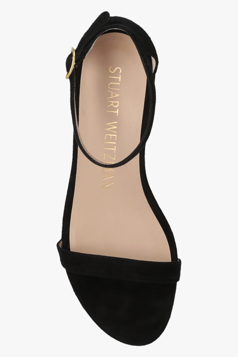 Stuart Weitzman ‘Nudistjune’ suede sandals