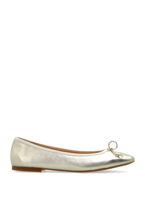 Leather ballet flats