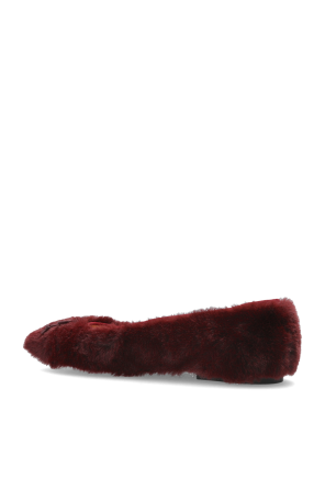 Odissi Ballet flats made of faux fur