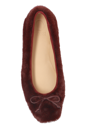 Odissi Ballet flats made of faux fur