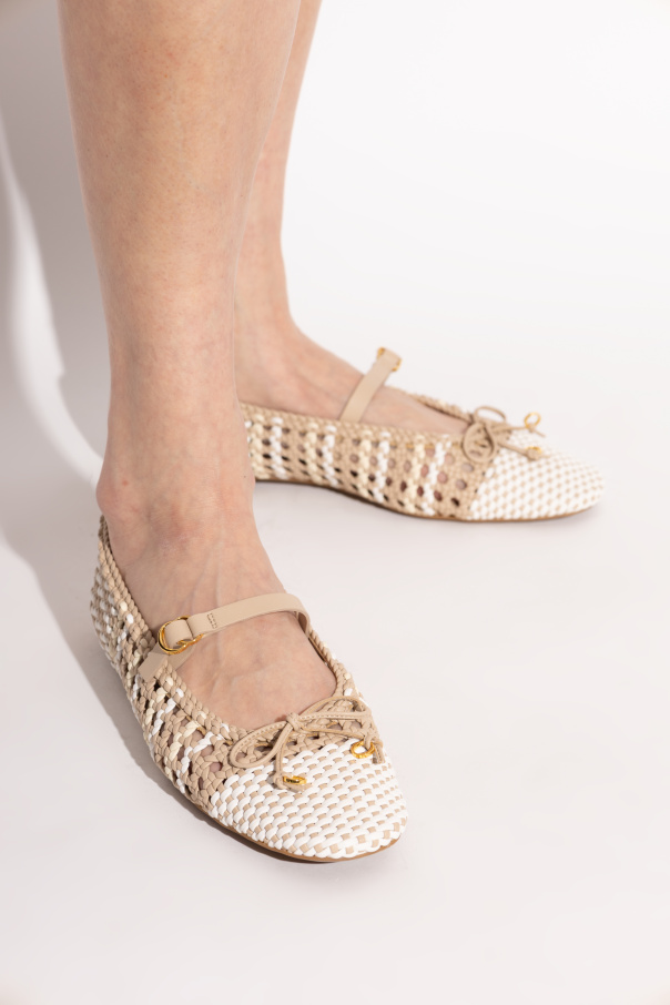 Odissi Leather ballet flats Lina