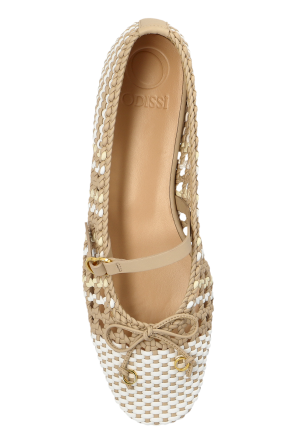 Odissi Leather ballet flats Lina