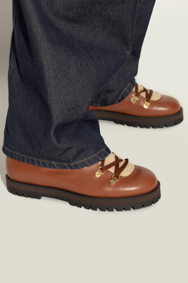 Odissi Leather snow boots